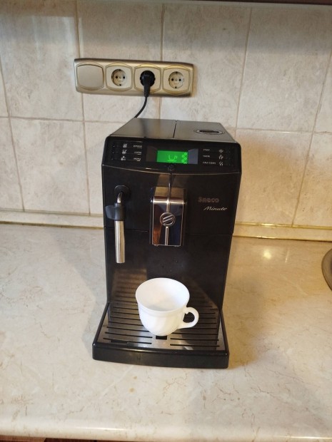 Saeco Minuto darálós automata kávéfőző kávégép frissen szervizelt