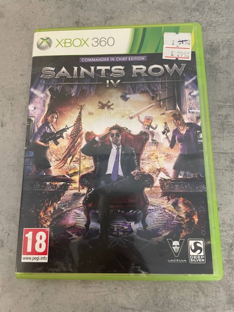 Saints Row 4 Xbox 360 jtkszoftver