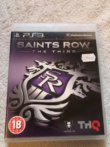 Saints Row The Third 3 Ps3 Playstation 3 jtk