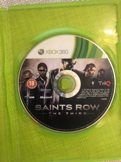 Saints Row The Third 3 Xbox 360 jtk, bort nlkl