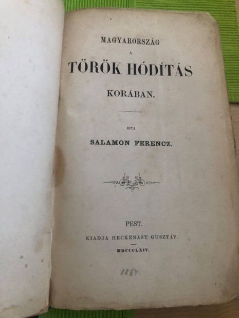 Salamon Ferenc: Magyarorszg a trk hdts korban 1864