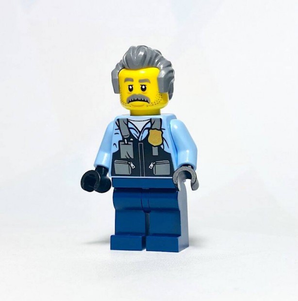 Sam Grizzled Eredeti LEGO minifigura - City Police 60317 - j