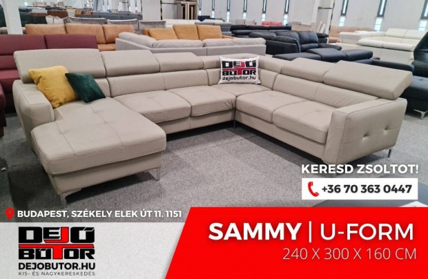 Sammy ualak sarok kanap lgarnitra 160x300x240 cm gray gyazhat