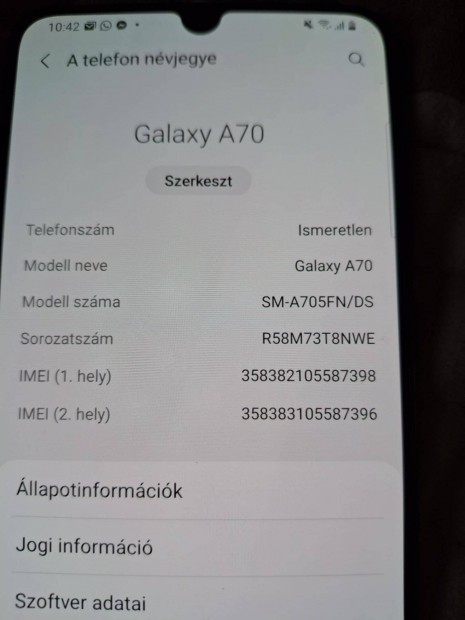 Samsun Galaxy A70