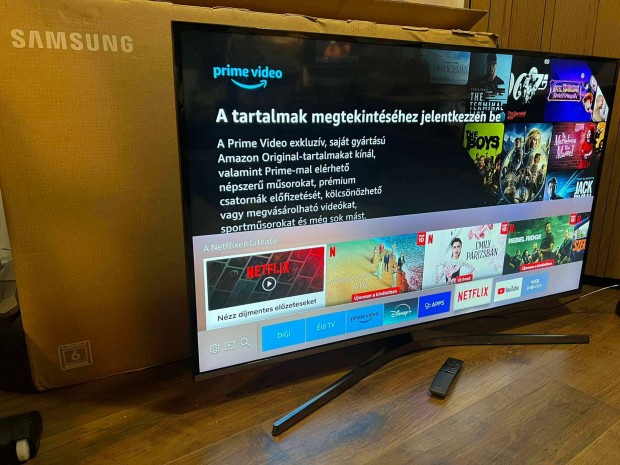 Samsung 123cm-es 4K UHD Smart LED TV - 49" Okos Televzi