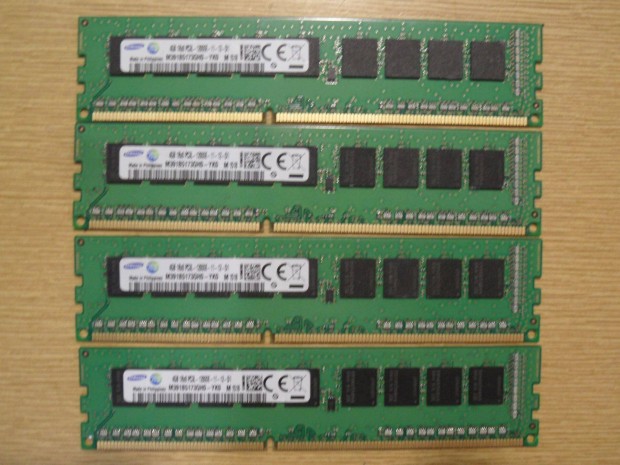 Samsung 16GB / 1600Mhz (4X 4GB) DDR3 memria KIT