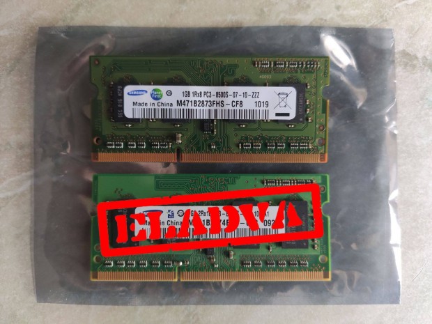 Samsung 1GB DDR3 notebook RAM memria