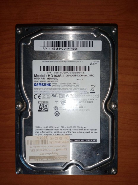 Samsung 1TB HDD 3,5"