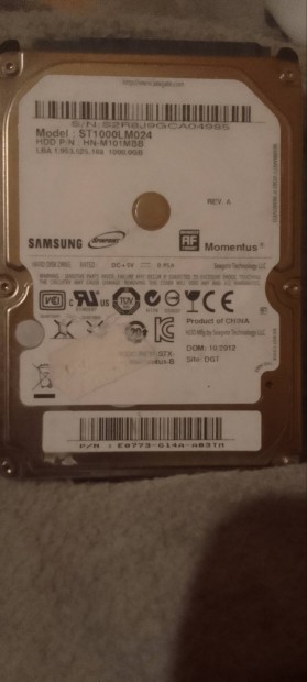 Samsung 1TB laptop vincseszter 