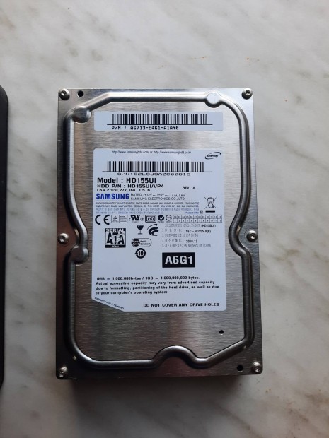 Samsung 1.5 TB merevlemez 