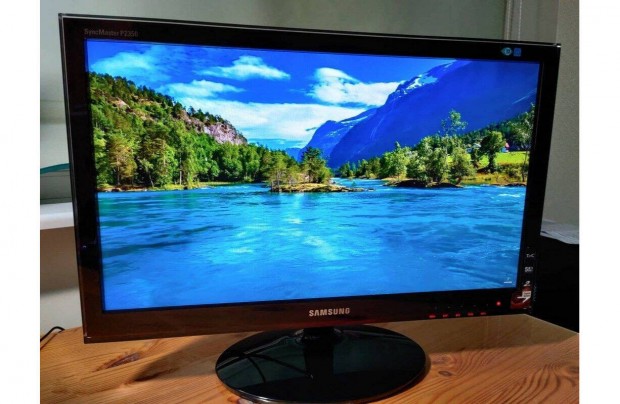 Samsung 24"-os, Full-HD(1920x1080) LCD monitor HDMI-s,kábeleivel eladó