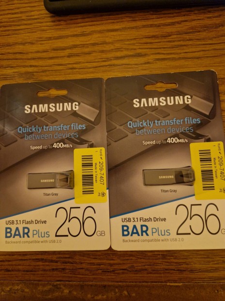 Samsung 256GB USB3.1 Bar Plus, Titan Grey