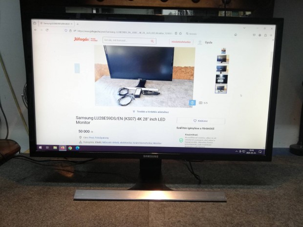 Samsung 28 collos uhd 4k monitor. 