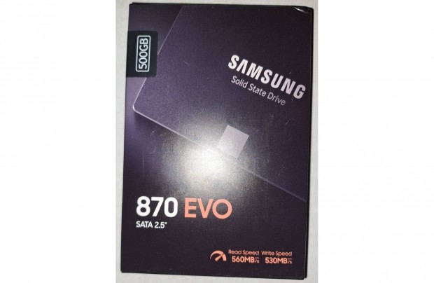 Samsung 2.5" 870 Evo 500GB SATA3 SSD