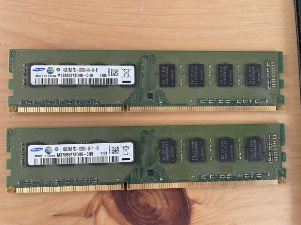 Samsung 2x 4GB DDR3 PC Ram, memria