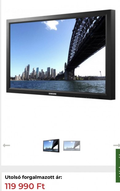 Samsung 32" Display, ipari kijelz