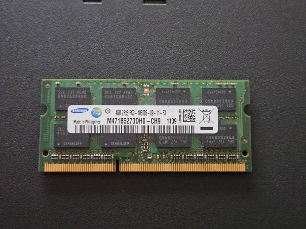 Samsung 4GB DDR3 laptop RAM 1333 MHz