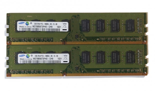 Samsung 4GB (2x2GB) DDR3 1333MHz cl9 memria