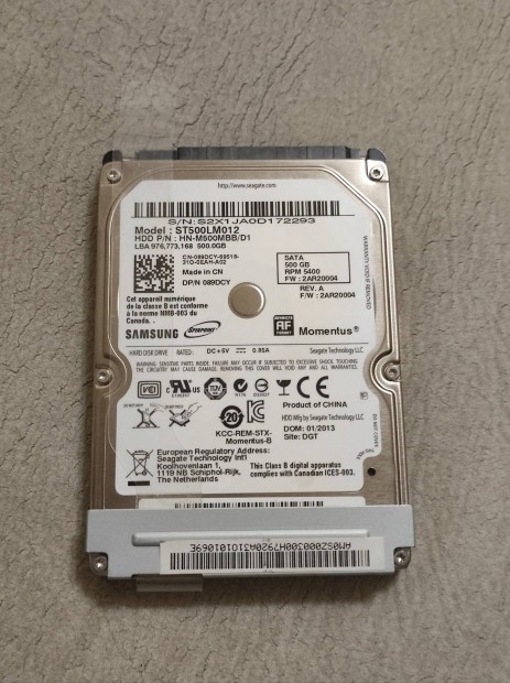 Samsung 500 GB hdd 