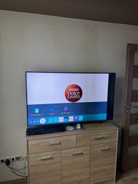 Samsung 55Q74 4k qled hibs okos tv