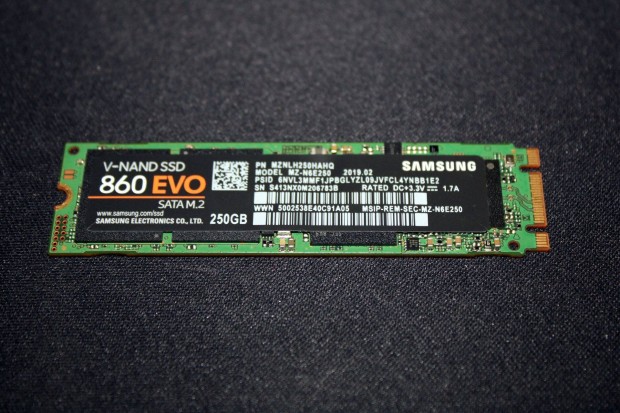 Samsung 860 Evo 250GB M.2 SATA3 SSD