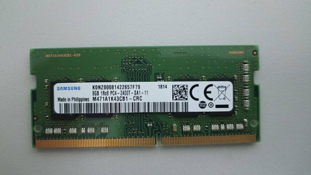 Samsung 8GB DDR4 2400 Mhz Sodimm M471A1K43CB1-CRC