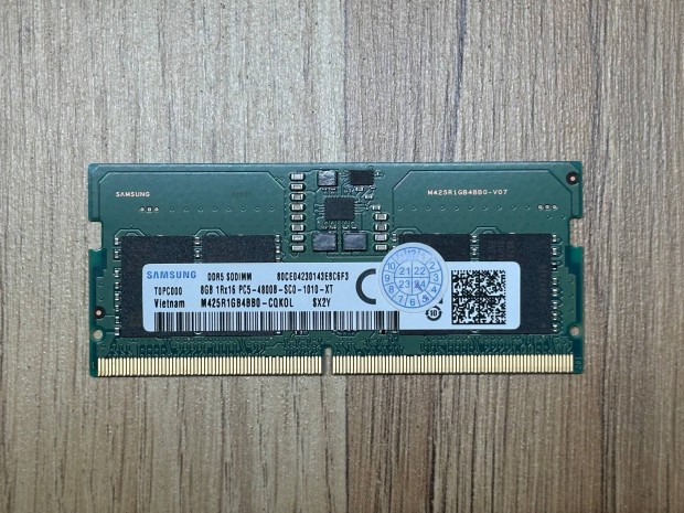 Samsung 8GB DDR5 4800MHz Sodim RAM