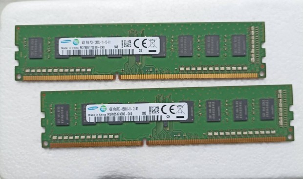 Samsung 8GB (2 x 4GB) DDR3 1600MHz memria elad!