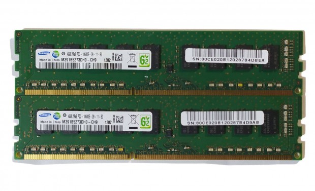 Samsung 8GB (2x4GB) DDR3 1333MHz cl9 ECC memria