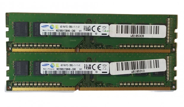 Samsung 8GB (2x4GB) DDR3 1600MHz memria #01