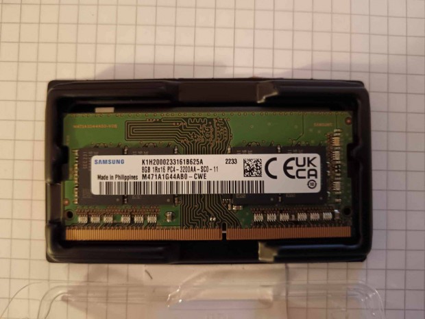 Samsung 8GB / 3200 DDR4 Notebook RAM (1Rx16)