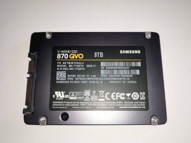 Samsung 8TB Qvo SSD