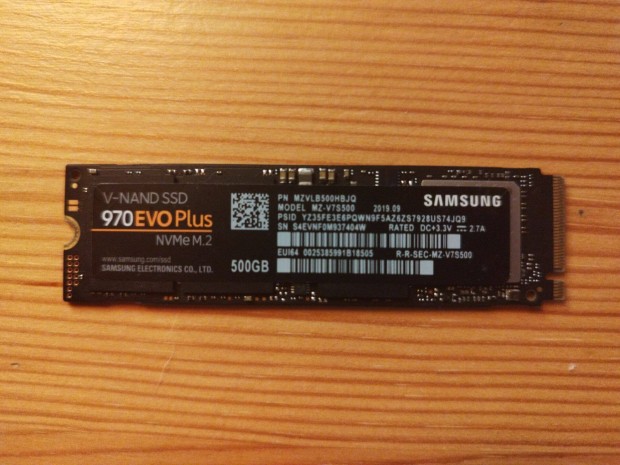 Samsung 970 Evo Plus 2280 SSD 500 GB