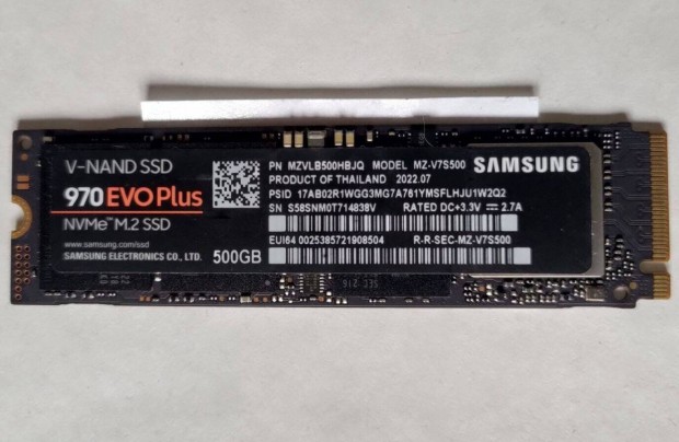 Samsung 970 Evo Plus SSD 500GB