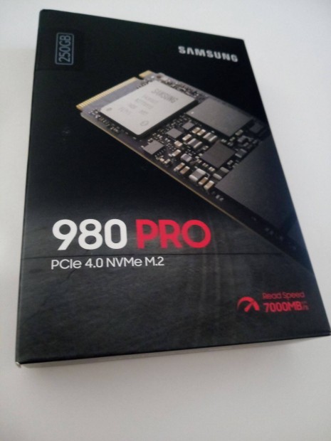 Samsung 980Pro 250GB M.2 SSD meghajt