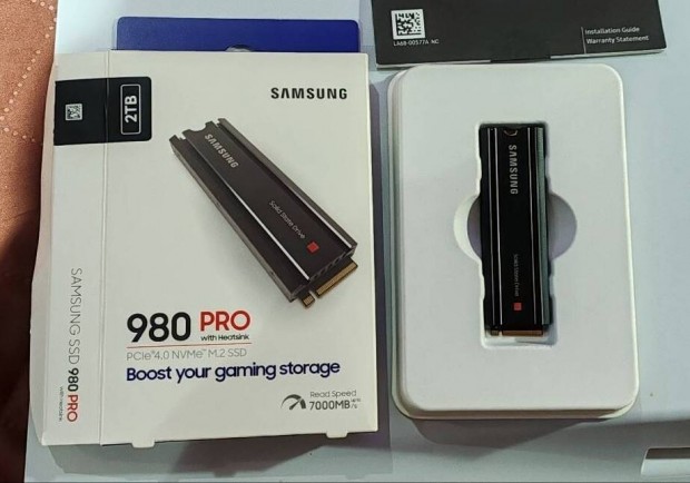 Samsung 980 Pro M.2 SSD(43h garancia)!