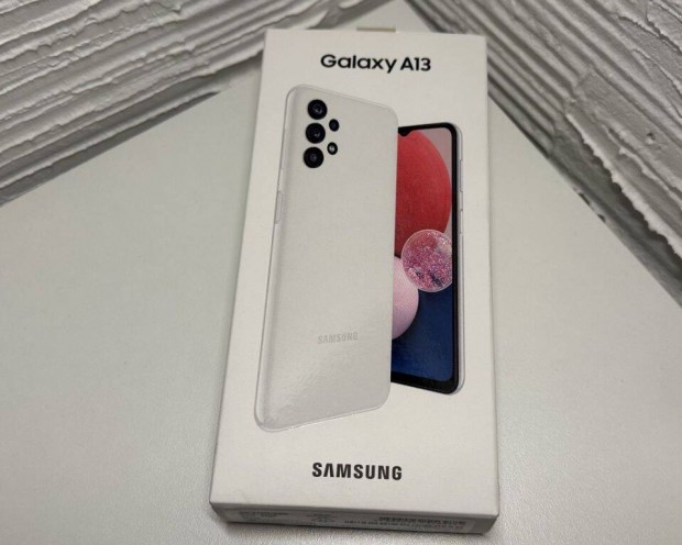 Samsung A13 32GB Dual Sim Fehr szn j mobiltelefon bontatlan,garanc
