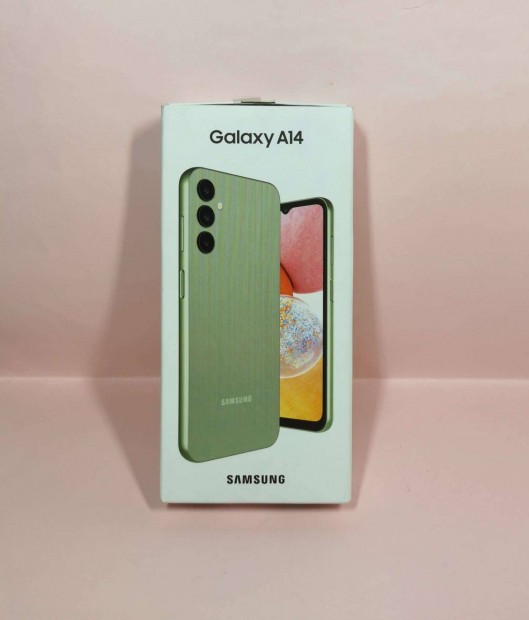 Samsung A14 64GB Green fggetlen j bontatlan mobiltelefon garancival