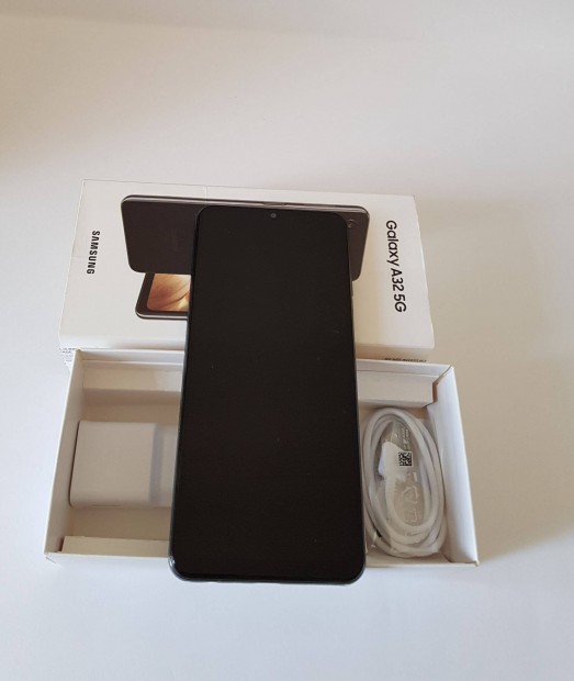 Samsung A32 5G 128GB Dual sim Fggetlen fekete szp llapot mobiltele