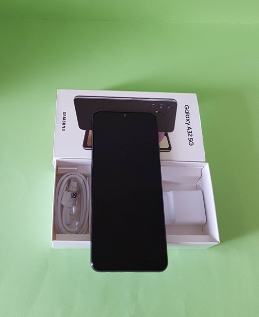 Samsung A32 5G 128GB Dual sim Fggetlen fekete szp llapot mobiltele
