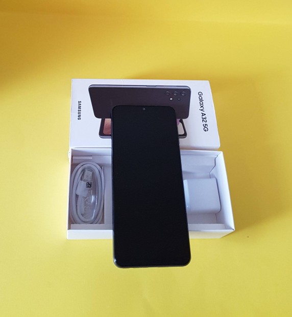 Samsung A32 5G 128GB Fekete Dual simes szp llapot mobiltelefon elad