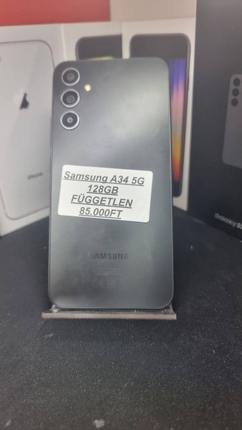 Samsung A34 5G, 128GB, Fggetlen 