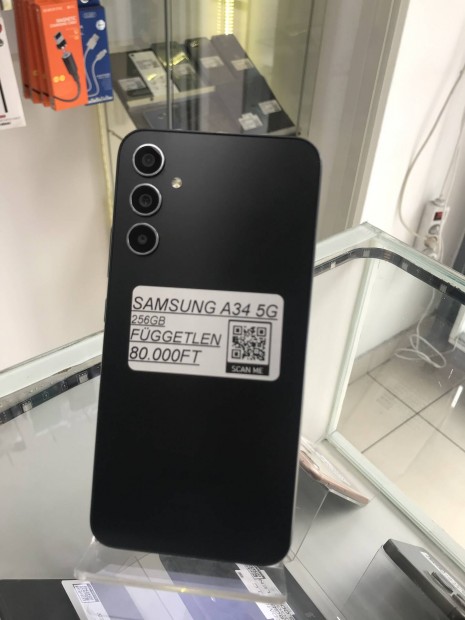 Samsung A34 5G -Fggetlen-256Gb
