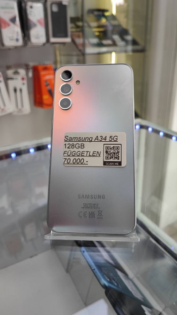 Samsung A34 5G - 128GB -Krtyafggetlen