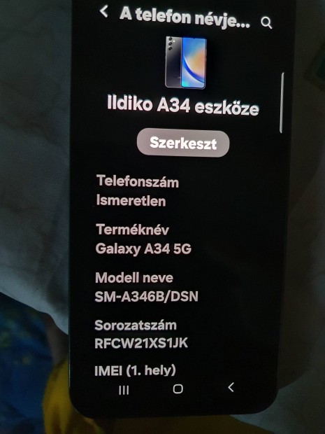 Samsung A34 elado alighasznlt