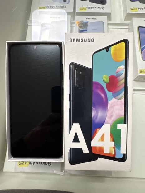 Samsung A41 64gb fekete 