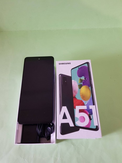 Samsung A51 128GB Fekete Krtyafggetlen szp llapot mobiltelefon el