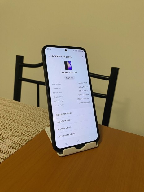 Samsung A54 5G Csere is!
