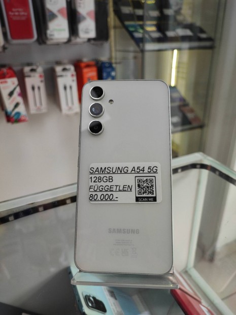 Samsung A54 5G - 128GB Krtyafggetlen - Kijelz Flis