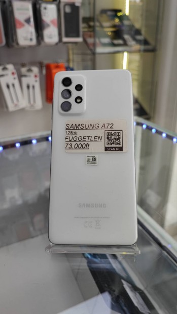Samsung A72- 128GB- Fggetlen 
